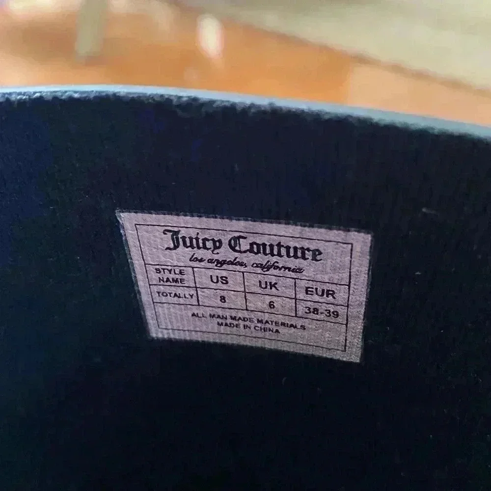 Juicy Couture Woman’s Logo Rain Boots Sz 8